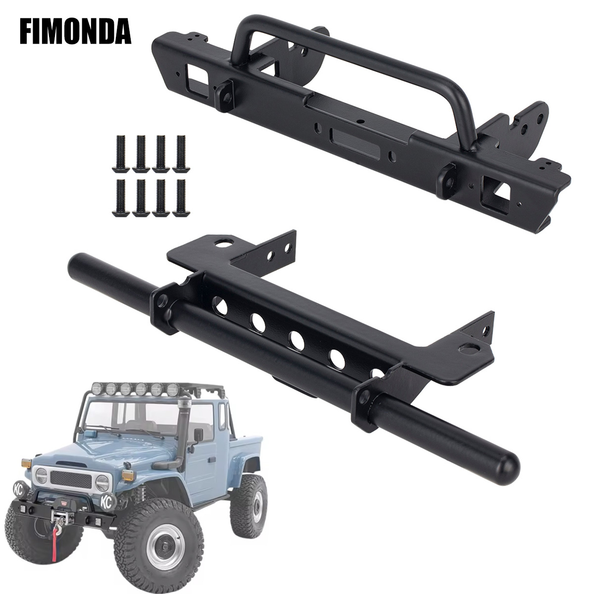 Rc Hobby Grade Truck - Металлический передний бампер для радиоуправляемого гусеничного