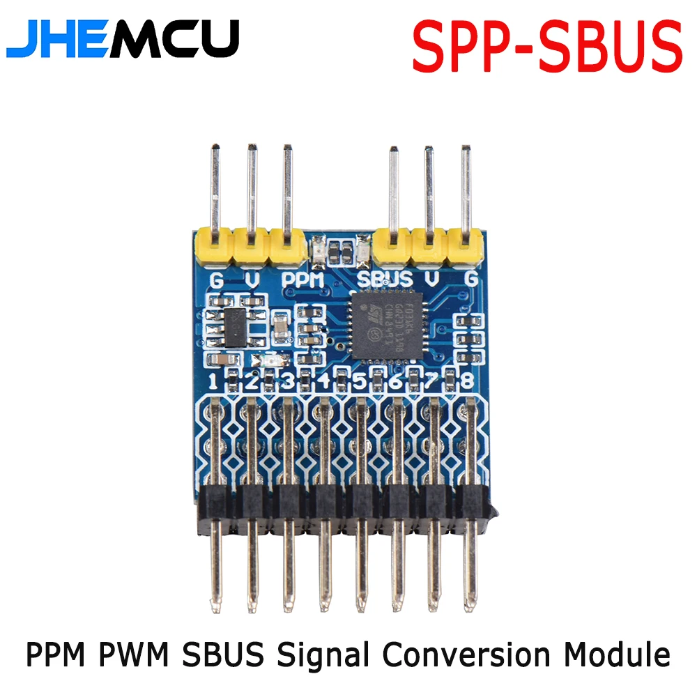 Receiver Sbus 8Ch - JHEMCU 8-канальный приемник PWM PPM SBUS