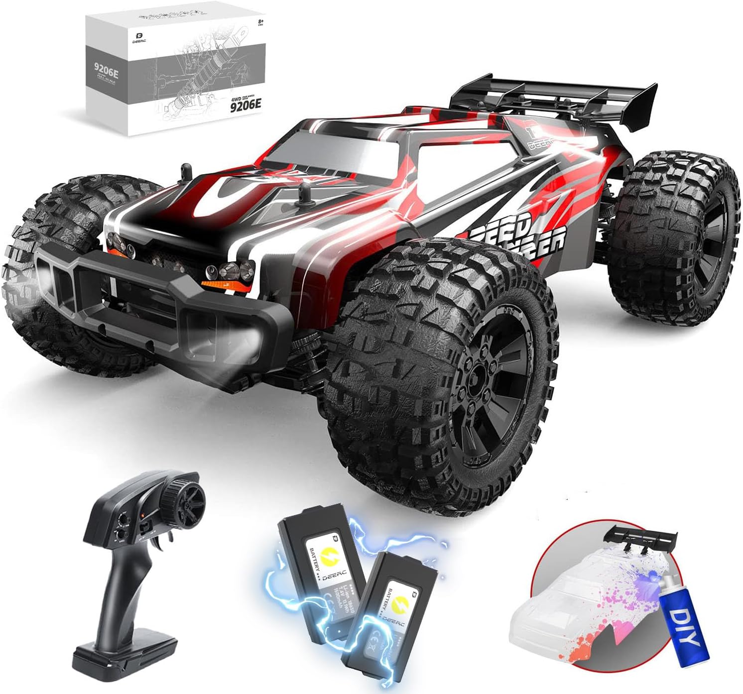 Rc Hobby Grade Monster Truck - Масштабная модель радиоуправляемой машины 1:10 с