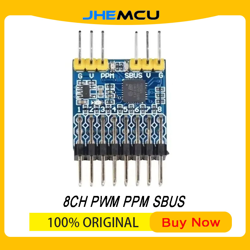 Receiver Sbus 8Ch - JHEMCU 8-канальный приемник PWM PPM SBUS
