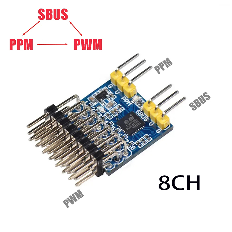 Receiver Sbus 8Ch - 8-канальный ШИМ PPM SBUS модуль адаптера