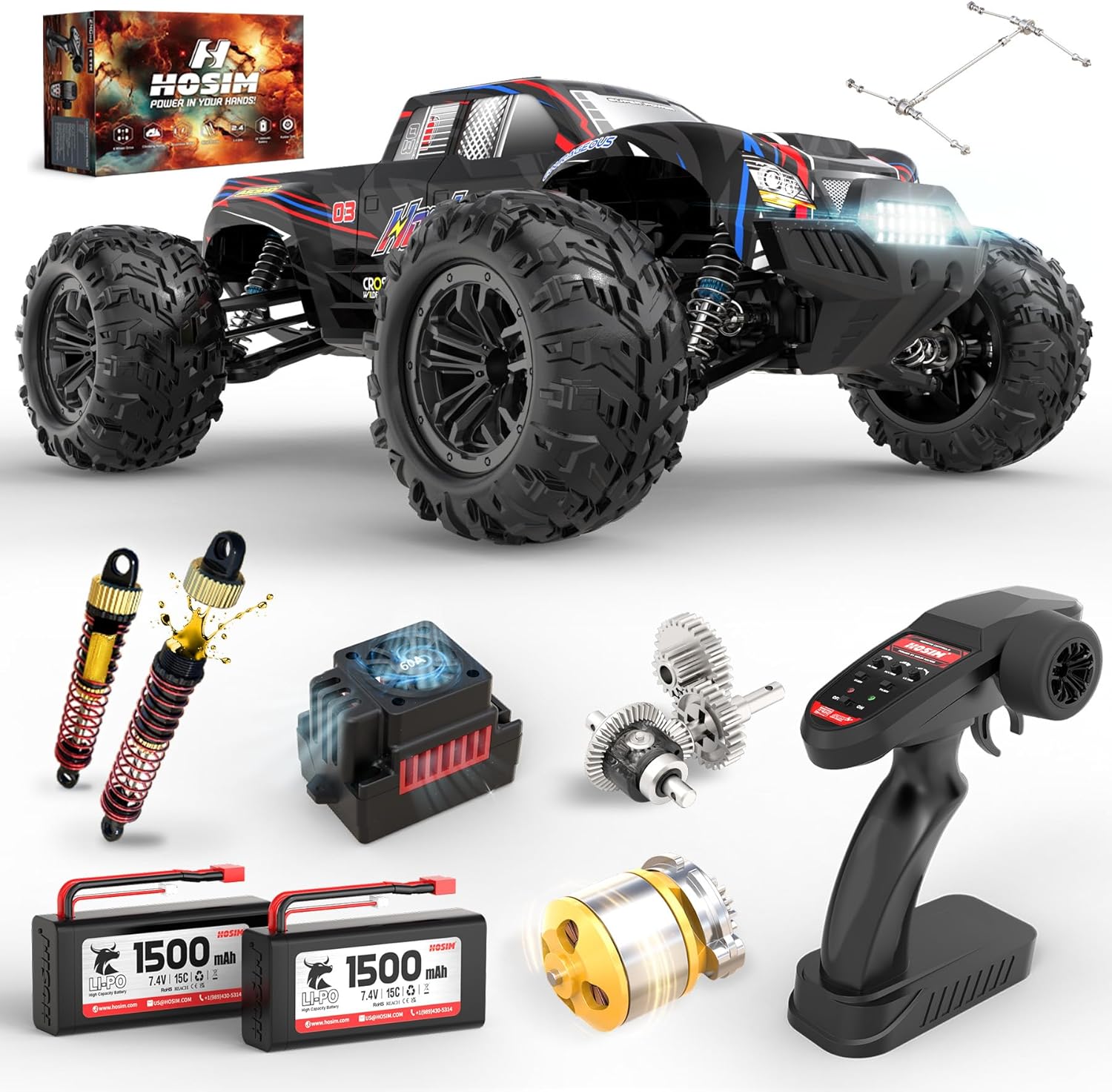 Радиоуправляемый монстр-трак 4 – обзор и цена Rc Hobby Grade Monster Truck